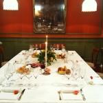 L'elegantissimo interno del ristorante Gardenia a Caluso