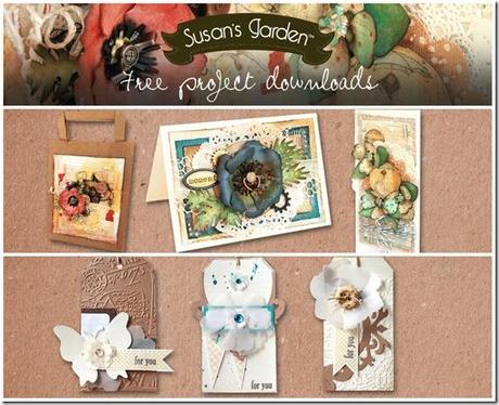 tutorial free - Sizzix Big shot - Susan's garden