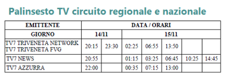 2012 11 vari giorni TV emittenti varie programmazione palinsesto