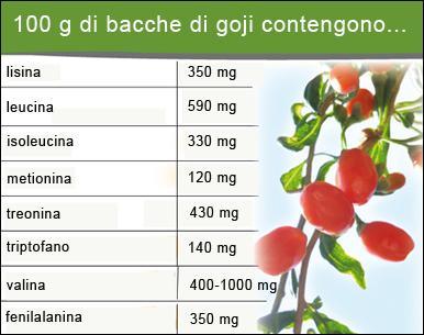 In salute con il Goji In salute con il Goji
