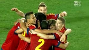 spagna 300x169 Calcio: La Spagna batte ancora una volta lItalia in finale, questa volta è la finale Europea dellunder 21 