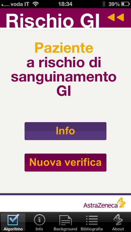 Ecco l’App per la valutazione del rischio di sanguinamento gastrointestinale