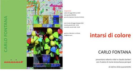 Carlo Fontana - Intarsi di colore