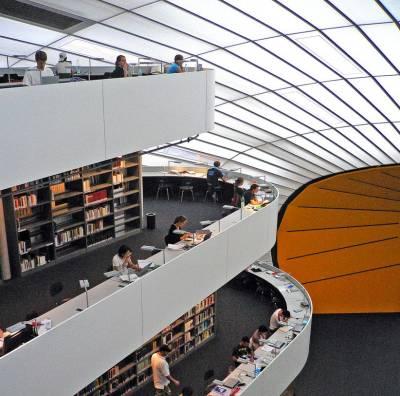 Biblioteca della facoltà di Filologia, Università di Berlino, Germania.