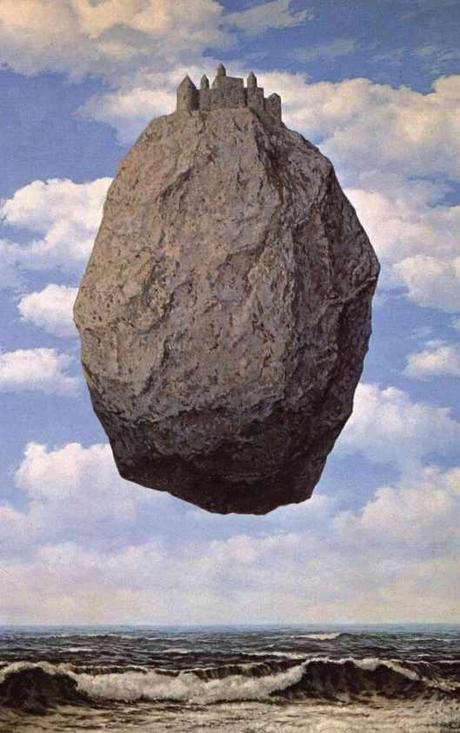 René Magritte,  Le Château des Pyrénées (1959) - Questo non è un libro, Margherita e Rosetta Loy -  Gallucci 2013