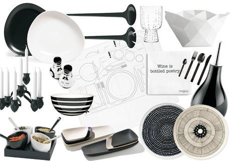 ARTISIGN IDEAS: 5 IDEE PER DECORARE LA TAVOLA CON IL TUO STILE Idee per la tavola in bianco e nero