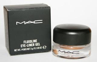 Trucco occhi e review con l'eyeliner Fluidline Brassy di Mac!