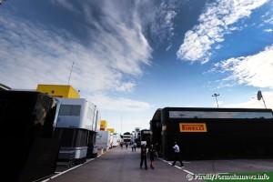 Pirelli hospitality in the paddock