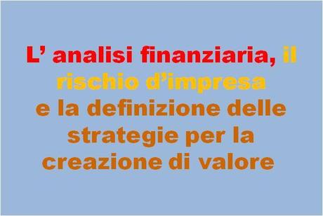 Pianificazione finanziaria e valore aggiunto