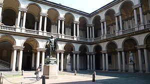 Pinacoteca di Brera, Milano, Innenhof