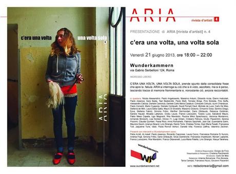 [link] ARIA rivista d'artisti #4 @ Wunderkammern 21.06.2013