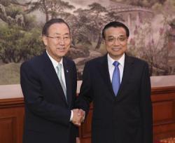 BAN KI-MOON IN VISITA A PECHINO