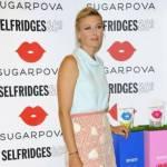 Maria Sharapova al lancio delle sue nuove caramelle 'Sugarpova01