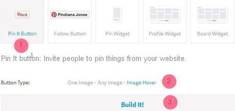 come creare un codice personalizzato pinterest