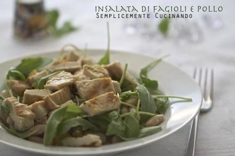 Insalata di pollo e fagioli 