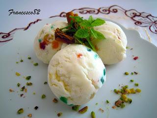 Gelato alla cassata siciliana