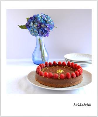 Tarte al cioccolato e lamponi