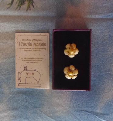 SAL orecchini fiore in fimo. Vi va di partecipare?