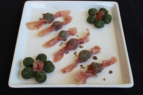 Caramelle di prosciutto e spinaci