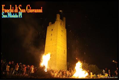 in Rocca per i fuochi di San Giovanni