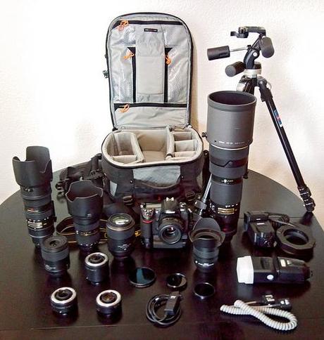 My gear by Tambako the Jaguar, on Flickr