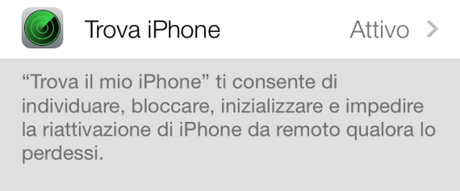 Trova il Mio iPhone