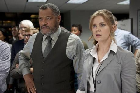 Laurence Fishburne e Amy Adams Man of Steel, un Uomo d’Acciaio che Poco Ricorda Superman
