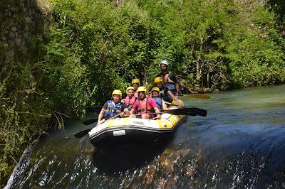 Rafting sul fiume Aniene