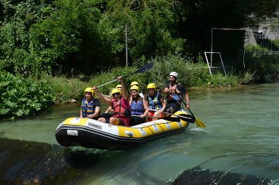 Rafting sul fiume Aniene