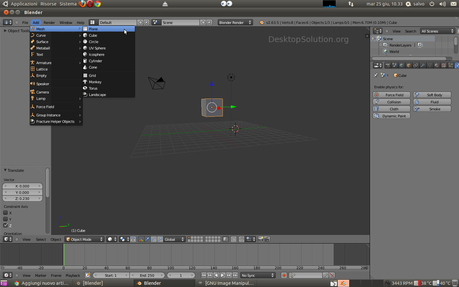 Blender - Add Plane