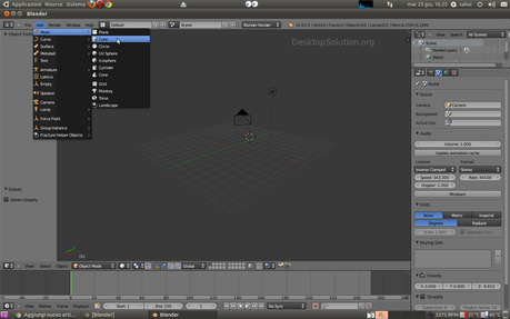 Blender - Add cube