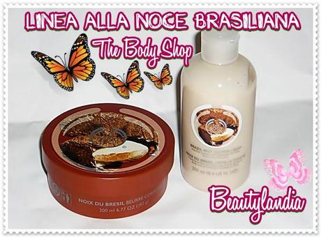 THE BODY SHOP - Burro corpo e Doccia crema Linea alla Noce Brasiliana -