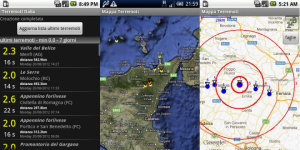 App terremoto: aggiornamenti in tempo reale