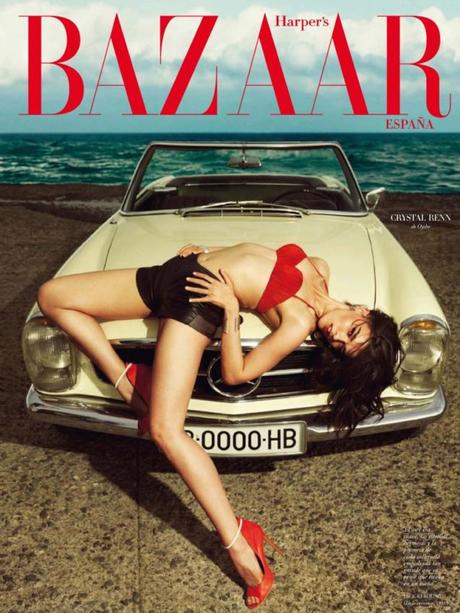 LA ESCAPADA,CRYSTAL RENN BY NICO FOR HARPER'S BAZAAR SPAIN JULY AUGUST 2013