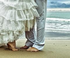 Foto matrimonio in spiaggia 