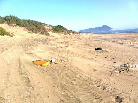 Spiaggia bella e abbandonata