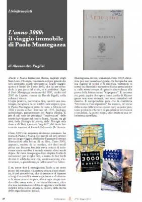 Paolo Mantegazza, L'anno 3000, Webzine Sul Romanzo