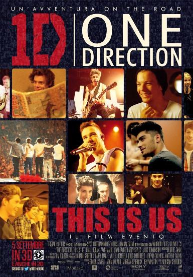 ONE DIRECTION poster ITA One Direction: This is Us   il nuovo trailer del film con anticipazione del singolo Best Song Ever [Foto]