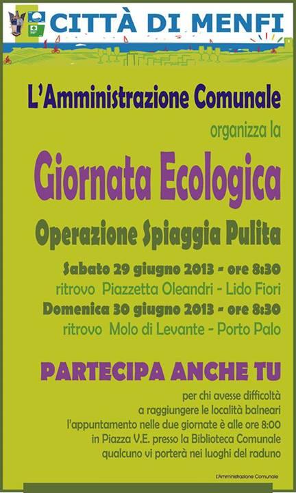 Spiaggia Pulita Menfi Locandina