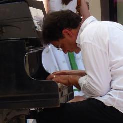  Il pianista in Piazza Erbe