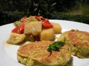 Burger ceci patate alle erbette aromatiche