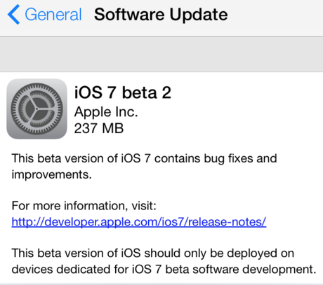 iOS 7 beta2