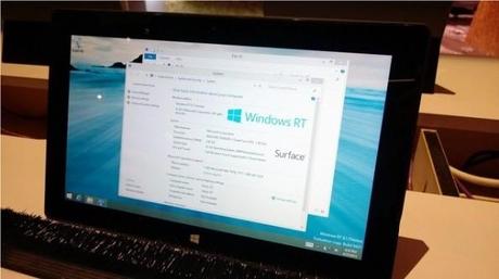 Avvistato il surface Windows RT 8.1 Preview build 9431