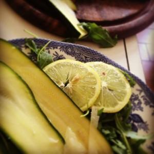 Carpaccio di zucchine