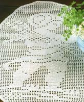 Schemi per il filet:  Amorino con fascio di spighe