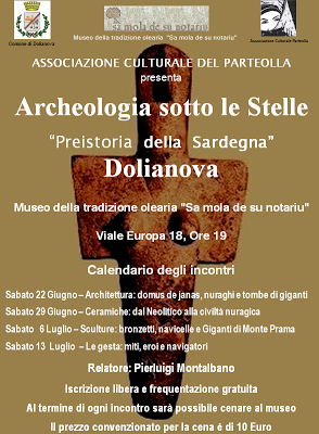 Archeologia sotto le stelle. Due conferenze a Costa degli angeli e Dolianova.