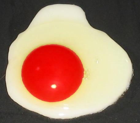 Di che colore è il rosso dell'uovo?