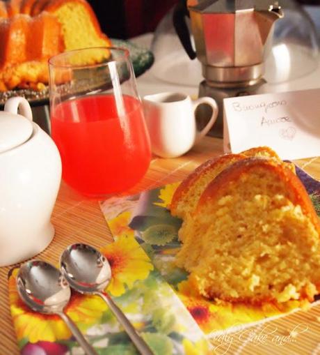 Chiffon Cake al limone e vaniglia per una dolcissima colazione