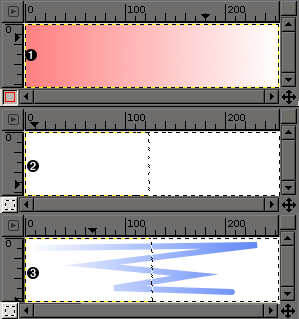 Guida alle finestre di dialogo in Gimp: finestra di dialogo canali.