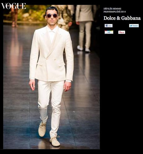 ANTONIO MAIORANA PER DOLCE E GABBANA SS14 FASHION SHOW VOGUE